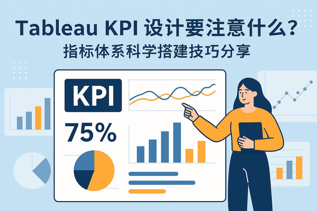 Tableau KPI设计要注意什么？指标体系科学搭建技巧分享